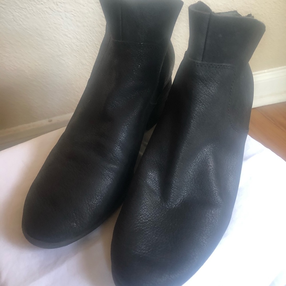 Lucky Brand Leather Ankle Boots